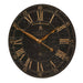Bond Street Wall Clock Antiqued Brass-Home Accents-Uttermost-Lighting Design Store