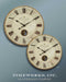 Harrison Gray Wall Clock Brass-Home Accents-Uttermost-Lighting Design Store