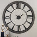 Ronan Wall Clock Dark Rustic Bronze w/Rust Gray-Home Accents-Uttermost-Lighting Design Store