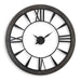 Ronan Wall Clock Dark Rustic Bronze w/Rust Gray-Home Accents-Uttermost-Lighting Design Store