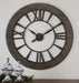 Ronan Wall Clock Dark Rustic Bronze-Home Accents-Uttermost-Lighting Design Store