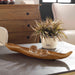 Teak Bowl Natural Teak Wood-Home Accents-Uttermost-Lighting Design Store