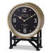 Shyam Table Clock Brass /Aged Black-Home Accents-Uttermost-Lighting Design Store