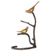 Birds On A Limb Sculpture Wrought Iron-Home Accents-Uttermost-Lighting Design Store