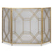 Rosen Fireplace Screen Antiqued Gold Leaf-Home Accents-Uttermost-Lighting Design Store