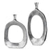 Cierra Vases, S/2 Textured Nickel-Home Accents-Uttermost-Lighting Design Store