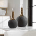 Arnav Bottles, S/2 Matte Black-Home Accents-Uttermost-Lighting Design Store