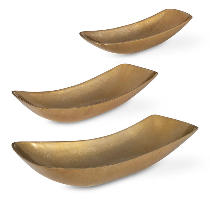 Anas Bowls Set/3 Antique Brass-Home Accents-Uttermost-Lighting Design Store