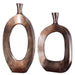 Kyler Vases, S/2 Bronze-Home Accents-Uttermost-Lighting Design Store