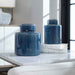 Saniya Containers, S/2 Blue-Home Accents-Uttermost-Lighting Design Store