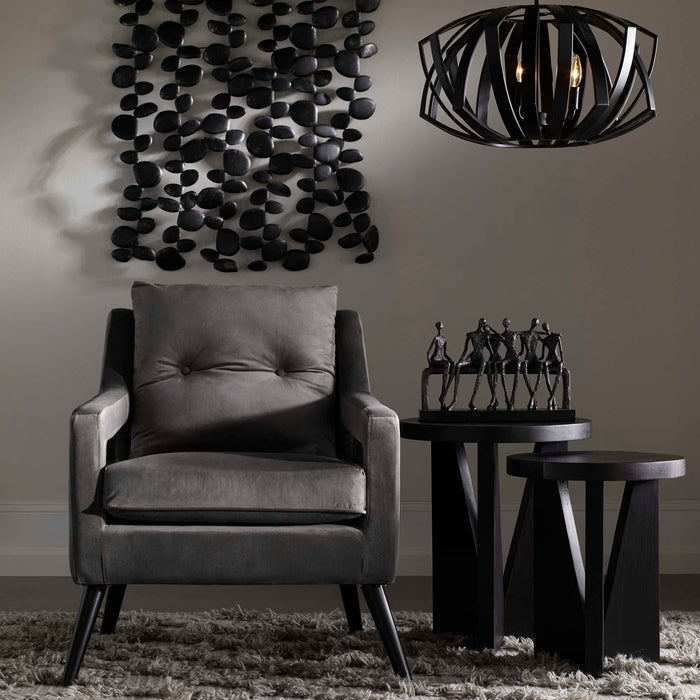 Camaraderie Figurine Aged Silver-Home Accents-Uttermost-Lighting Design Store