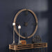 Marcelo Wall Clock Aged Iron-Home Accents-Uttermost-Lighting Design Store