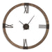 Marcelo Wall Clock Aged Iron-Home Accents-Uttermost-Lighting Design Store