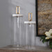 Hayworth Containers, S/2 Brushed Brass-Home Accents-Uttermost-Lighting Design Store