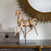Caballo Sculpture Aged Silver w/Gol-Home Accents-Uttermost-Lighting Design Store