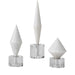 Alize Sculptures S/3 White-Home Accents-Uttermost-Lighting Design Store