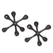 Harlan Objects, S/2 Black Nickel-Home Accents-Uttermost-Lighting Design Store