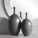 Riordan Vases, S/2 Marbled Black/White/Matte White-Home Accents-Uttermost-Lighting Design Store