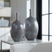 Riordan Vases, S/2 Marbled Black/White/Matte White-Home Accents-Uttermost-Lighting Design Store