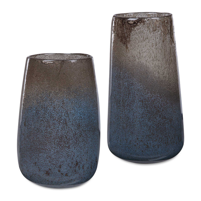 Ione Vases, S/2 Light Blue-Home Accents-Uttermost-Lighting Design Store