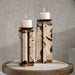 Illini Candleholders, S/2 Natural Coral Stone-Home Accents-Uttermost-Lighting Design Store