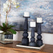 Cassiopeia Candleholders, S/3 Blue/White-Home Accents-Uttermost-Lighting Design Store