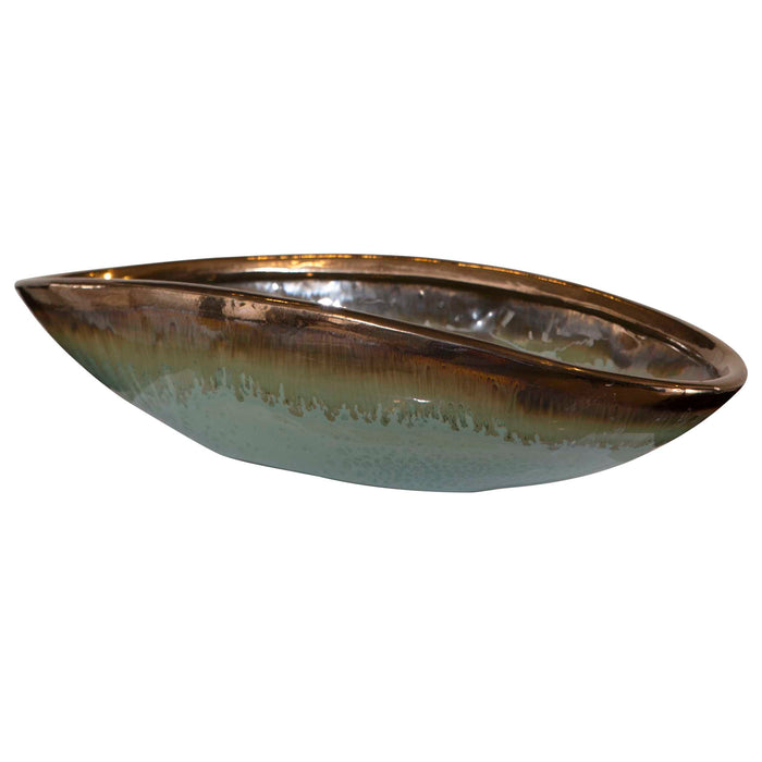 Iroquois Bowl Calming Mint-Home Accents-Uttermost-Lighting Design Store