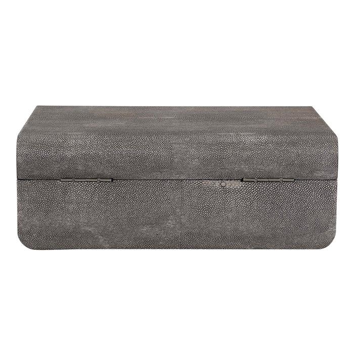 Lalique Box Brushed Antique Brass-Home Accents-Uttermost-Lighting Design Store