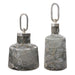 Storm Bottles, S/2 Charcoal, Taupe, And Silver-Home Accents-Uttermost-Lighting Design Store