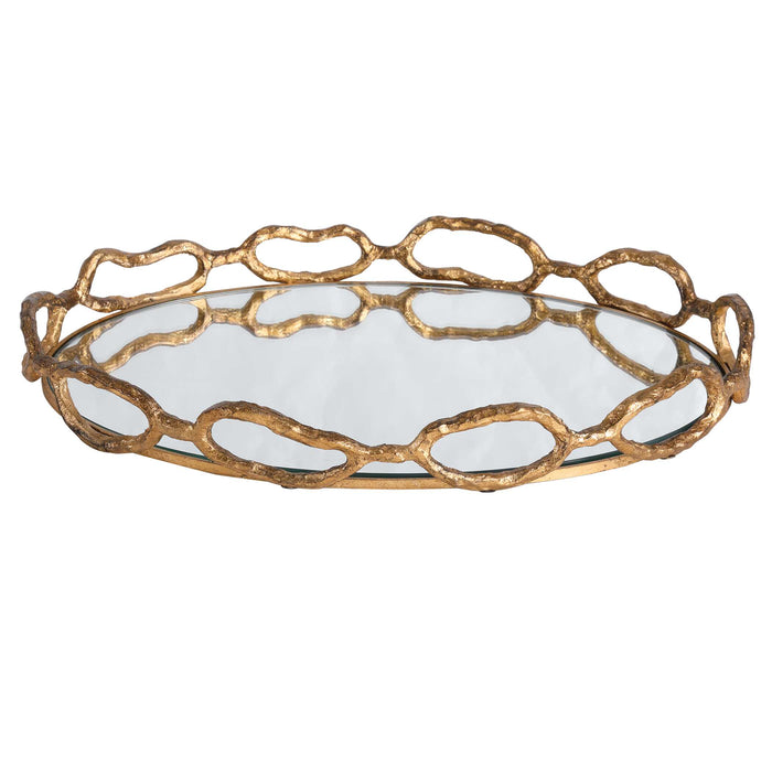 Cable Tray Gold Leaf-Home Accents-Uttermost-Lighting Design Store