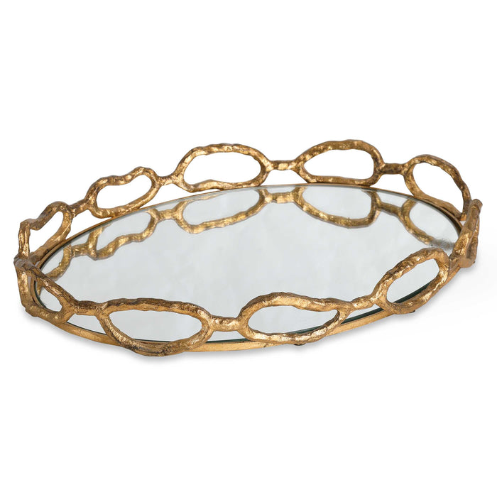 Cable Tray Gold Leaf-Home Accents-Uttermost-Lighting Design Store