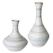 Potter Vases, S/2 Ivory, Blue, And Tan-Home Accents-Uttermost-Lighting Design Store
