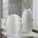 Ruffled Vases, S/2 Matte White-Home Accents-Uttermost-Lighting Design Store