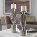 Ore Candleholders, Set/2 Brushed Nickel-Home Accents-Uttermost-Lighting Design Store