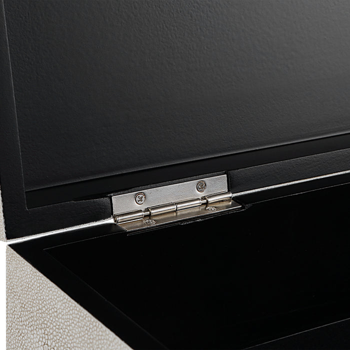 Lalique Box Brushed Antique Brass-Home Accents-Uttermost-Lighting Design Store