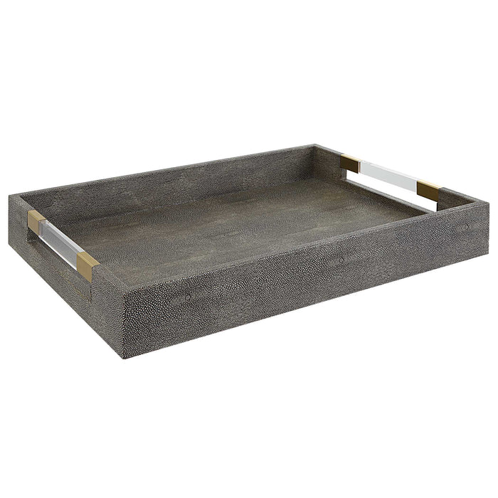 Wessex Tray Gray-Home Accents-Uttermost-Lighting Design Store