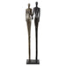 Two's Sculpture Antique Brass And Rustic Dark Bronze-Home Accents-Uttermost-Lighting Design Store