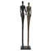 Two's Sculpture Antique Brass And Rustic Dark Bronze-Home Accents-Uttermost-Lighting Design Store