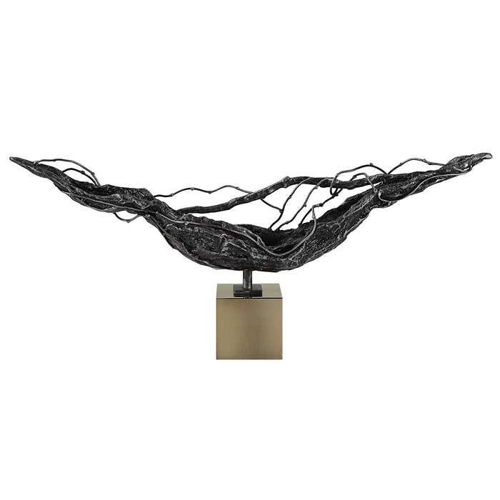 Tranquility Sculpture Rustic Dark Bronze-Home Accents-Uttermost-Lighting Design Store