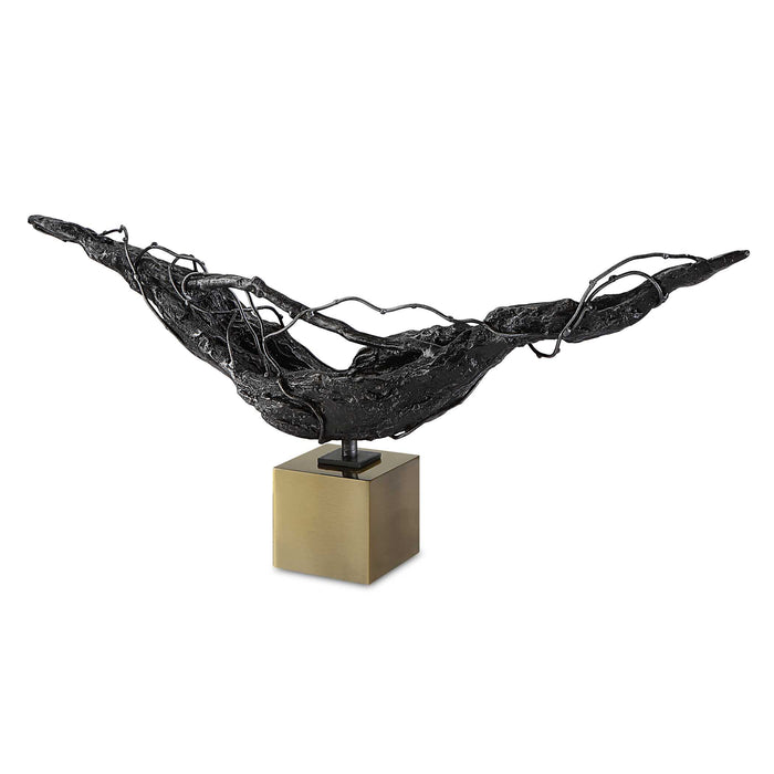 Tranquility Sculpture Rustic Dark Bronze-Home Accents-Uttermost-Lighting Design Store