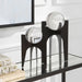 Ellianna Crystal Spheres, S/2 Brushed Black-Home Accents-Uttermost-Lighting Design Store