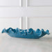 Ruffled Feathers Bowl Gloss Blue-Home Accents-Uttermost-Lighting Design Store