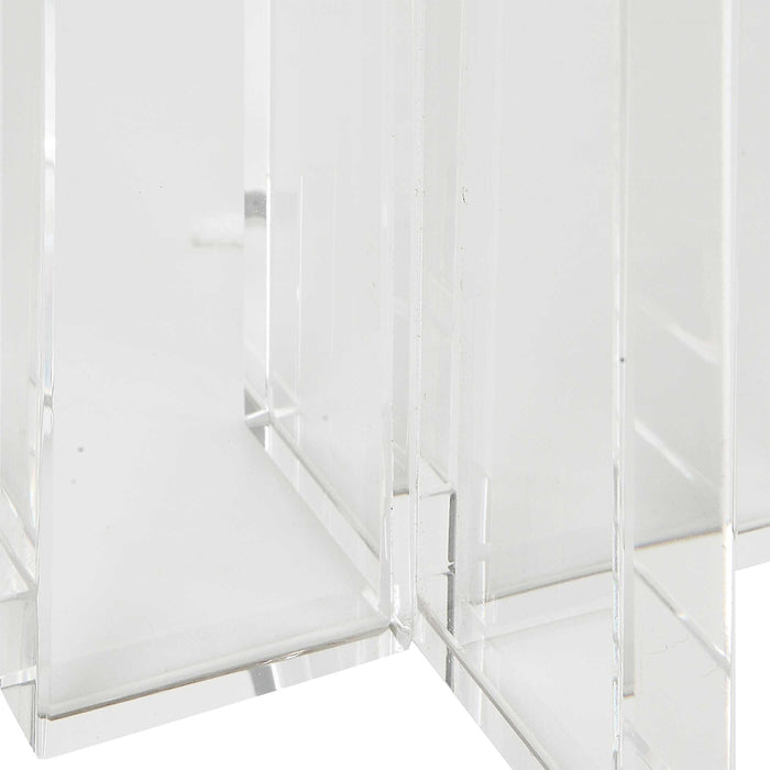 Crystal Candleholders, Set/2 White-Home Accents-Uttermost-Lighting Design Store