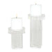 Crystal Candleholders, Set/2 White-Home Accents-Uttermost-Lighting Design Store