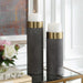 Wessex Candleholders, S/2 Antique Brushed Brass-Home Accents-Uttermost-Lighting Design Store