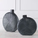 Viewpoint Vases, Set/2 Aged Black-Home Accents-Uttermost-Lighting Design Store