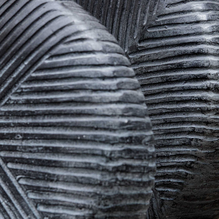 Viewpoint Vases, Set/2 Aged Black-Home Accents-Uttermost-Lighting Design Store