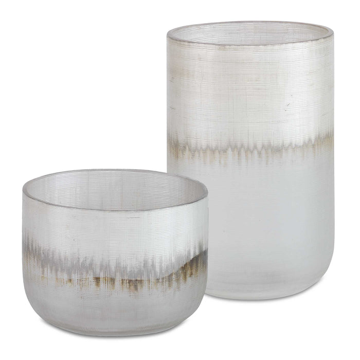 Frost Vases, Set/2 Silver-Home Accents-Uttermost-Lighting Design Store