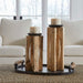 Ilva Candleholders Set/2 Natural-Home Accents-Uttermost-Lighting Design Store