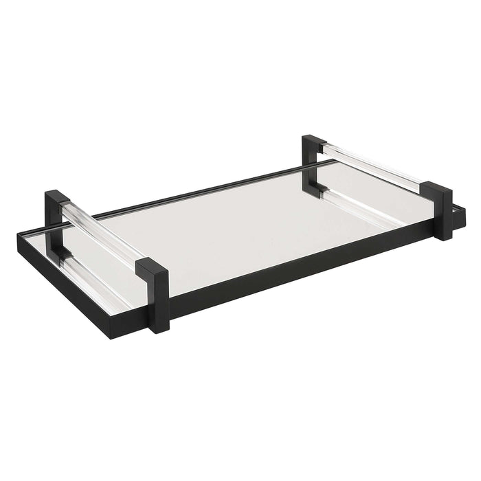 Deki Tray Matte Black-Home Accents-Uttermost-Lighting Design Store